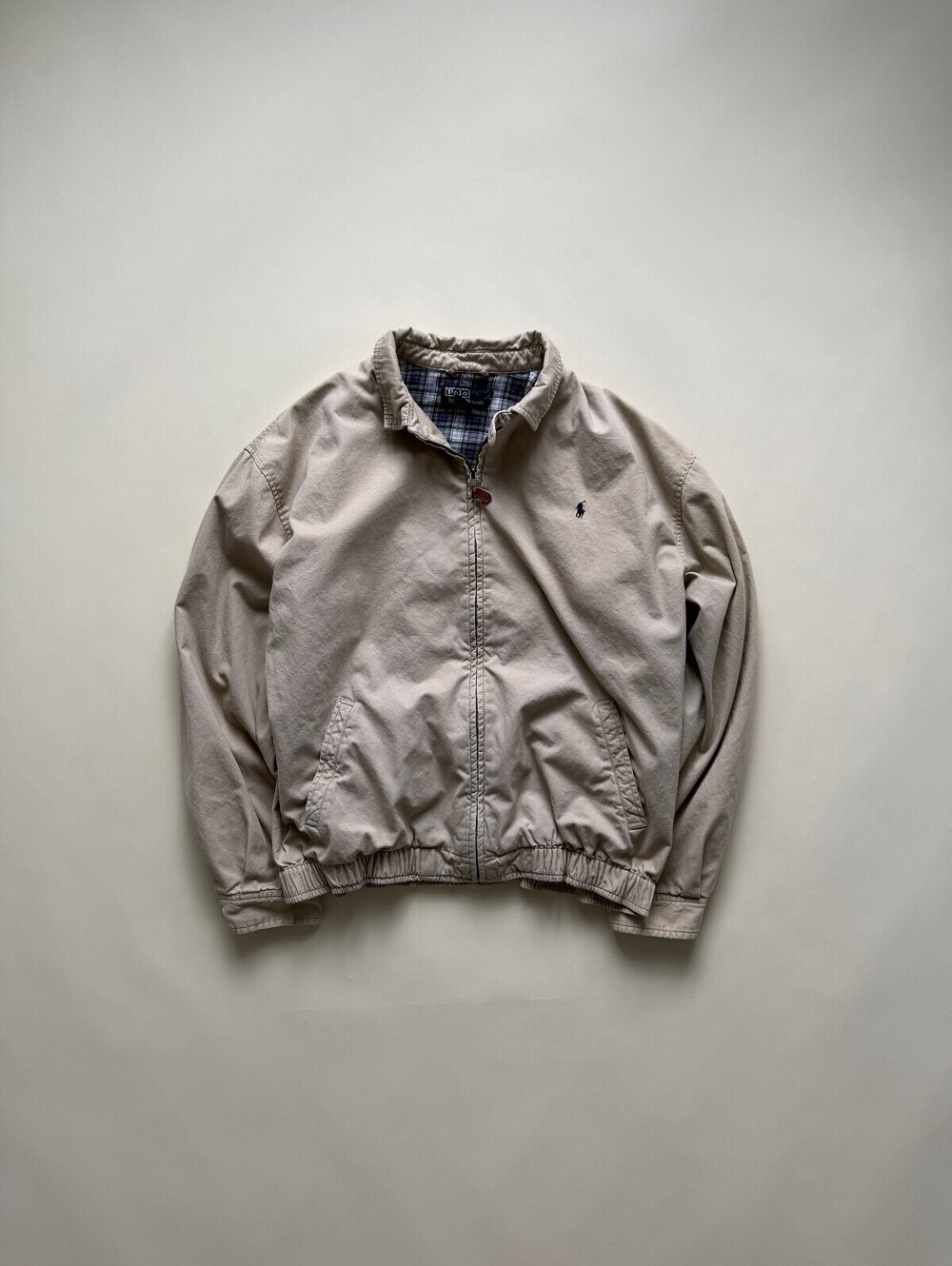 Vintage 90's Tan Polo Ralph lauren Harrington Jacket